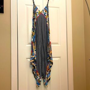Sun Lilies Scarf Sundress S/M
